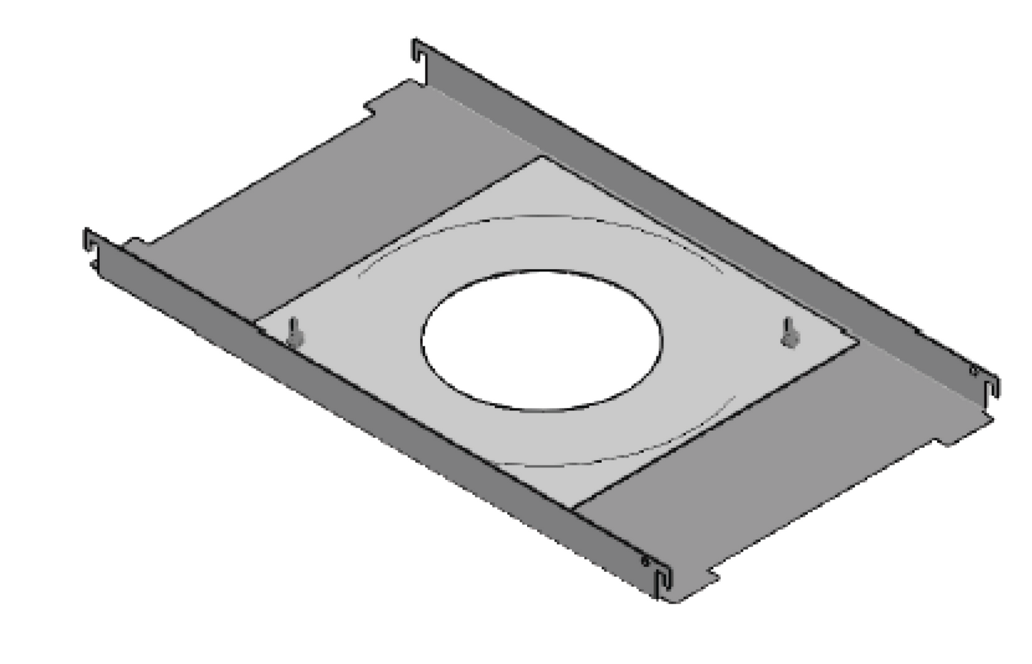 Hanwha Techwin SBP-302F Network Ceiling Tile Support Plate Security Accessory