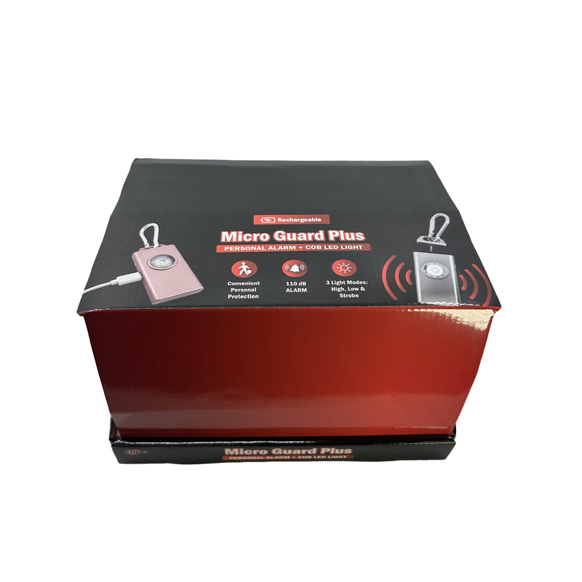 Micro Guard™ Plus Personal Alarm + COB LED Flashlight