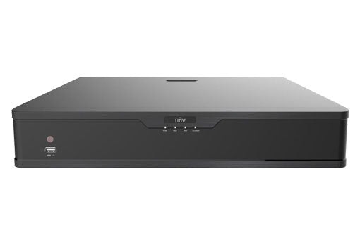 UNV NDAA Audio 32-Ch 12MP PoE 4 SATA HDDs ONVIF Uniview IP Network Security NVR - Secure IT Global