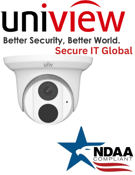 UNV 4MP IP67 NDAA Audio PoE Dome IP Network Uniview Surveillance Security Camera
