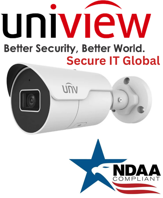 UNV IPC2124SR-ADF40KM-H 4MP IP67 EasyStar Weatherproof NDAA Uniview Bullet IP Security Camera with IR Audio 4.0 mm Fixed Lens