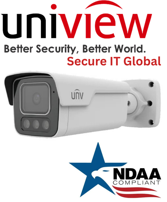 UNV 5MP HD Audio Uniview IR LED Bullet Network IP Security Camera 2.8mm Lens