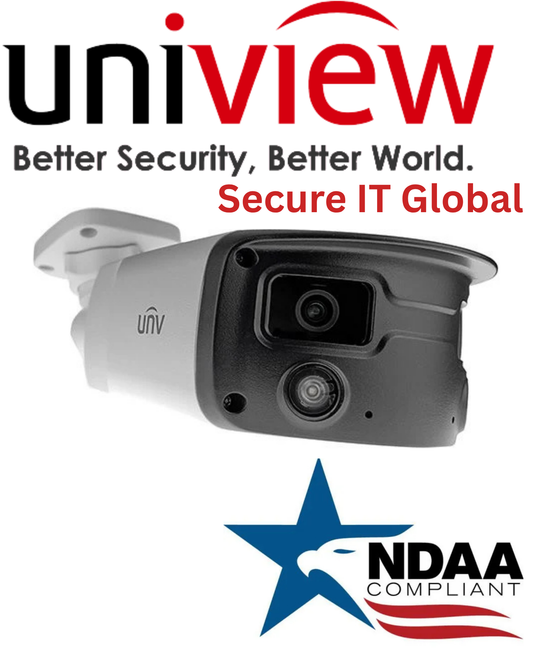 Uniview IPC2K28SE-ADF40KMC-WL-I0 Colorhunter NDAA Camera.Uniview 8MP PoE Bullet Camera with ColorHunter for 24/7 full-color surveillance