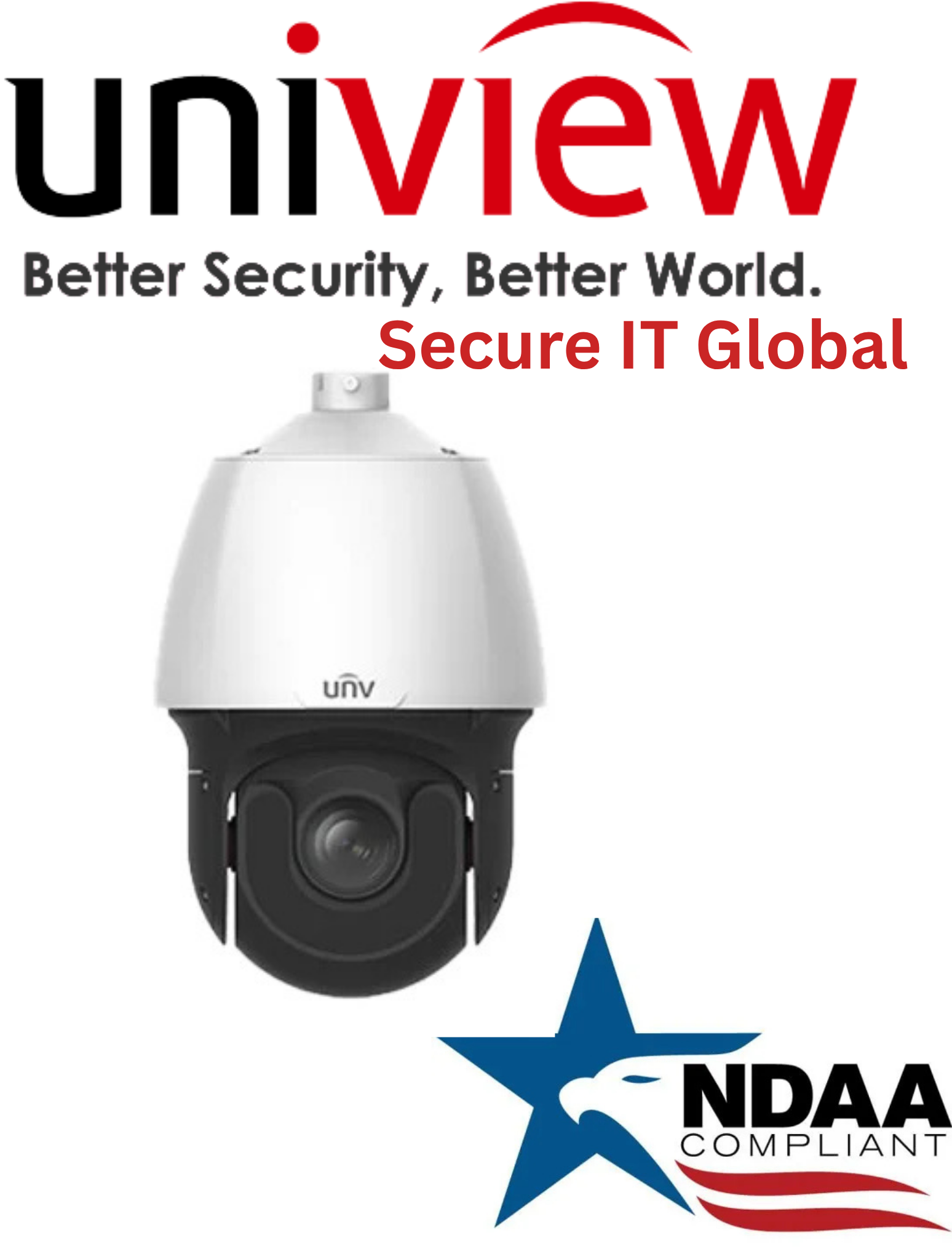 Uniview IPC6658SR-X25-VF PTZ NDAA Security Camera