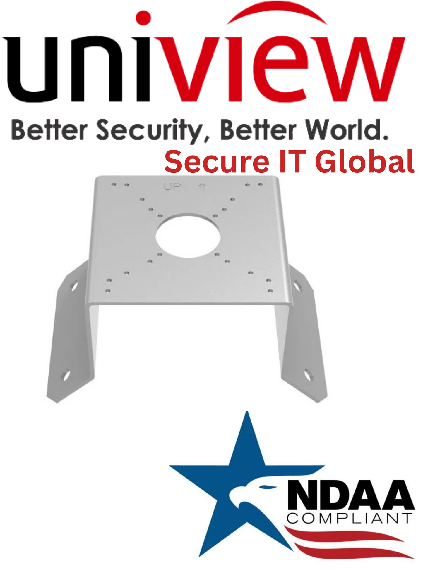 UNV Bullet & Dome Corner Mounting Bracket Uniview Surveillance SecurityAccessory