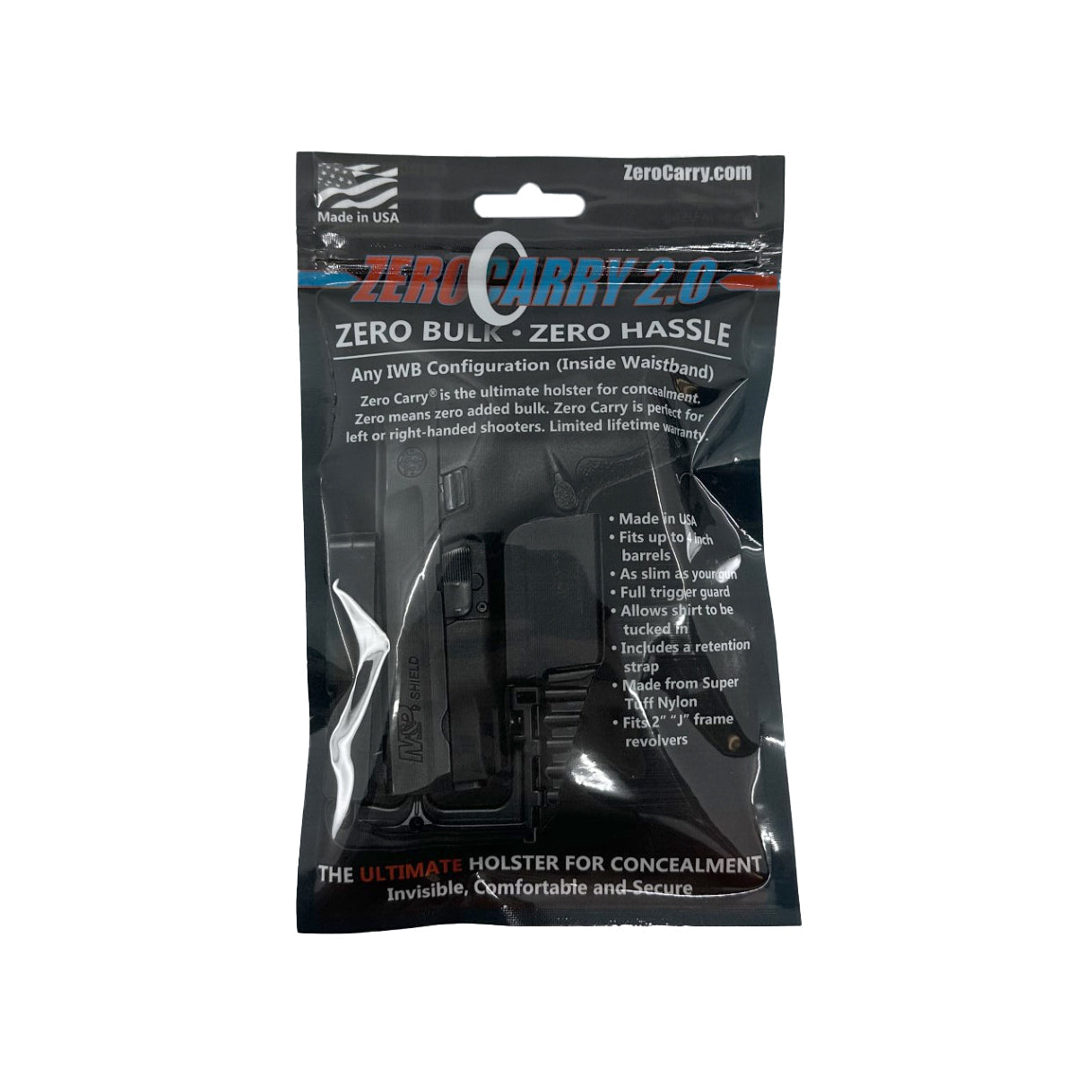 Zero Carry 2.0 WB Holster 2.0 with Trigger Guard