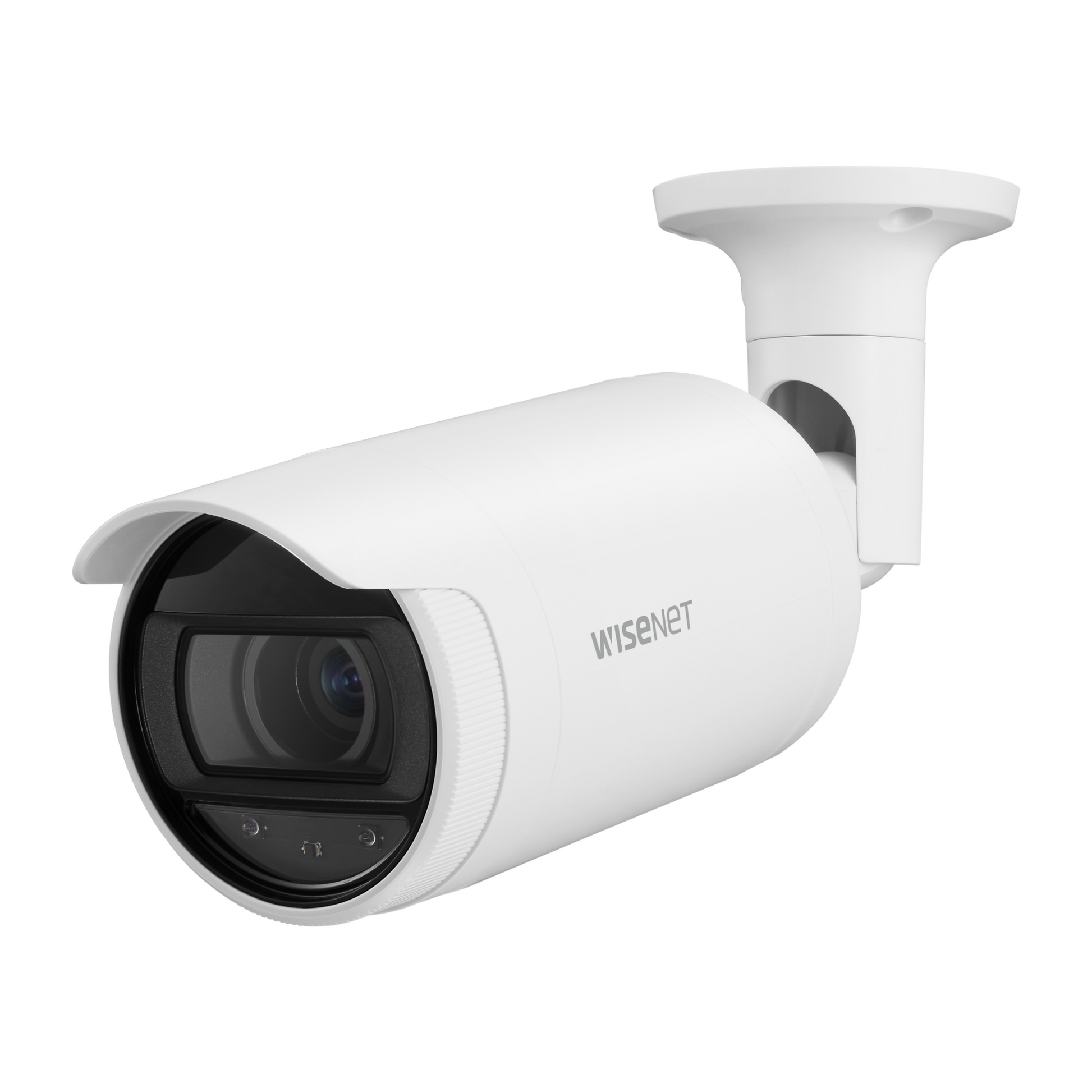 Hanwha 4MP bullet camera with night vision and IR LEDs