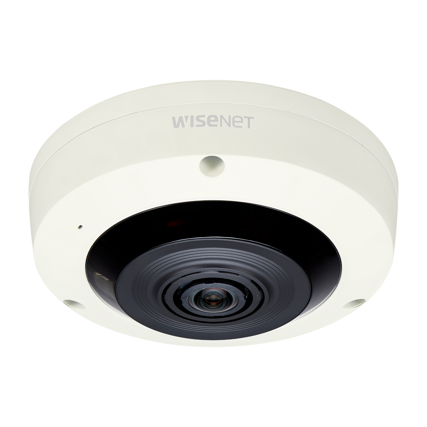 Hanwha indoor dome IP camera 360 degree angle with fisheye lens