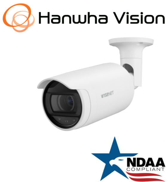 Hanwha Techwin ANO L7082R bullet camera front view