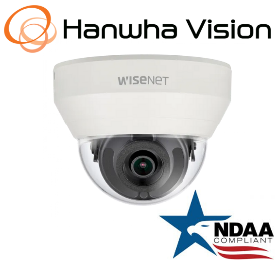 Hanwha Techwin HCD 6010 Wisenet dome camera front view
