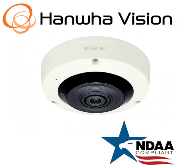 Hanwha Techwin XNF 8010R 6MP fisheye camera front view