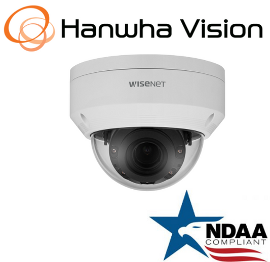 Hanwha Wisenet 2MP dome camera with infrared night vision