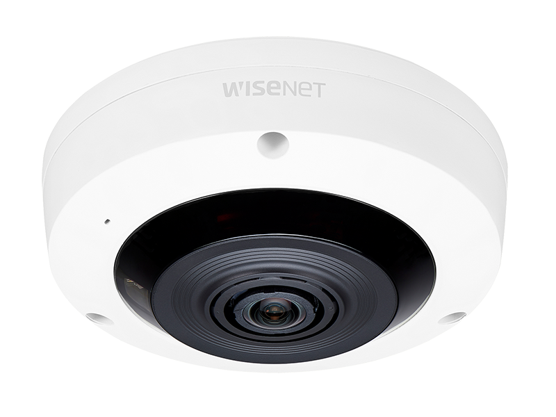 Hanwha 6MP 360 degree fisheye camera NDAA compliant