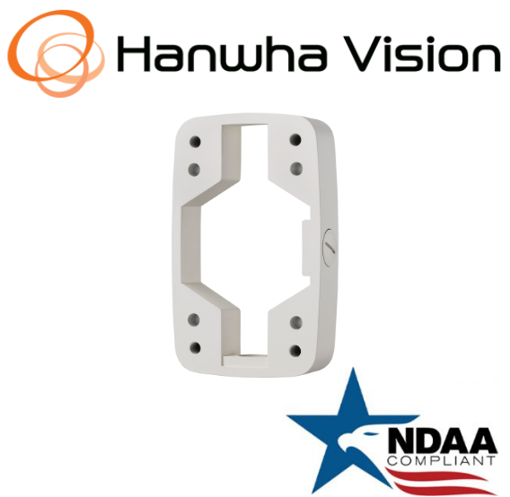 Hanwha Techwin SBP-300B Wall Mount Base (Ivory) Security Accessory