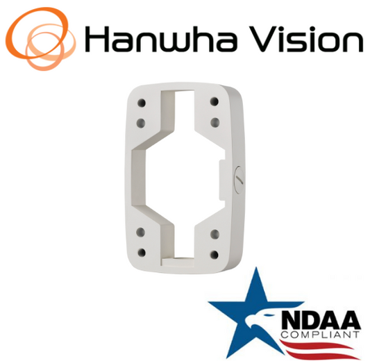 Hanwha Techwin SBP-300B Wall Mount Base (Ivory) Security Accessory