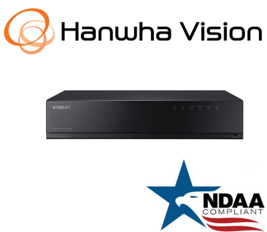 Hanwha Techwin WRN-1610S-8TB  WN WAVE recording server with PoE+16 Channel NVR