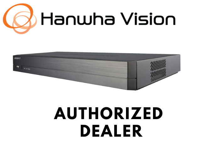 Hanwha Techwin Wisnet XRN-410S-2TB HDD 4CH 4K 8MP PoE+ NVR IP Security Recorder