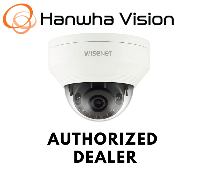 Hanwha Techwin QNV-7010R 4MP IR Vandal Dome Outdoor Camera 2.8mm fixed Lens