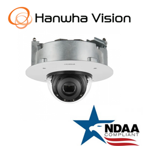 Hanwha Techwin XND-6081F 2MP IP Flush Mount  Security Dome Camera 2.8-12mm Lens