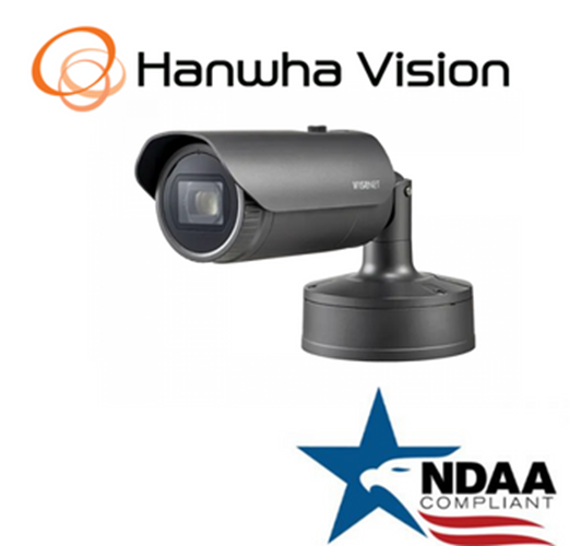 Hanwha Techwin XNO-6120R/LPR 2MP IR IP Security Bullet Camera 5.2mm ~62.4mLens