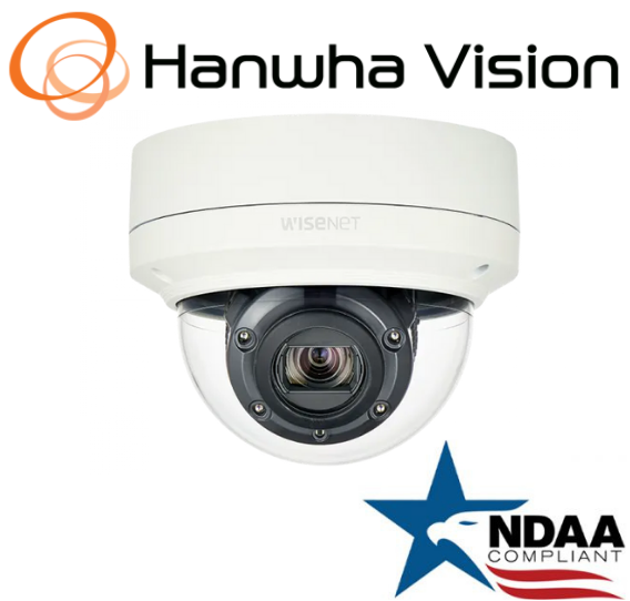 Hanwha Techwin XNV-6120R/LPR 2MP Low Speed LPR IR Network IP Dome SecurityCamera