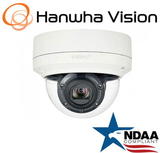 Hanwha Techwin XNV-6120R/LPR 2MP Low Speed LPR IR Network IP Dome SecurityCamera
