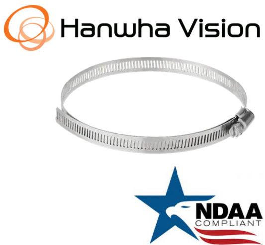Hanwha Techwin SBP-100S  Stainless Steel Mount Straps  Security Accessory