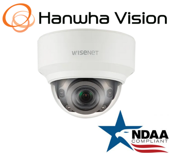 Hanwha Techwin XND-8080RV WiseNet 5MP IP IR Security Dome Camera 3.9-9.4mm Lens