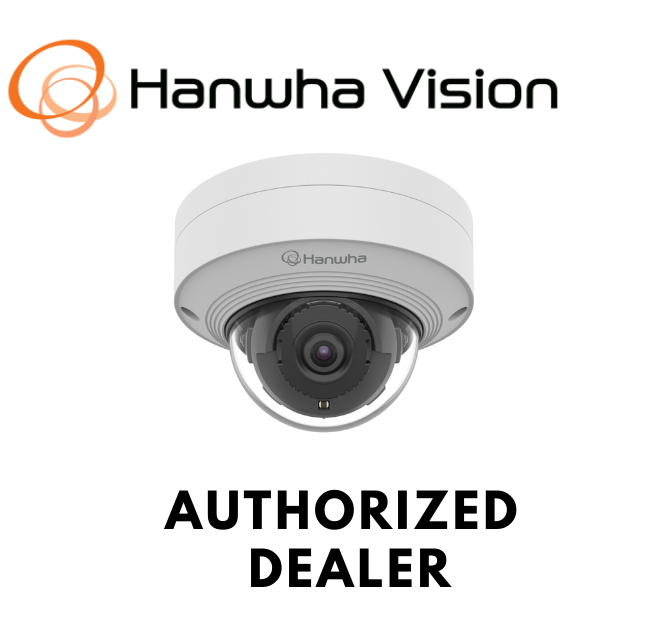 Hanwha Vision QNV-C8012 5MP Outdoor Vandal IP Security Camera  2.4 mm fixed Lens