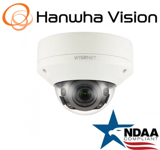 Hanwha Techwin XNV-8080R 5MP IR IP Outdoor Dome SecurityCamera 2.4x3.4-9.4mmLens
