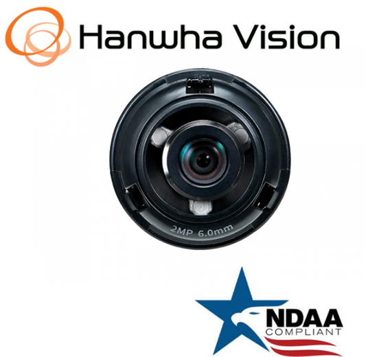 Hanwha Techwin SLA-2M6000Q 2MP 6.0mm fixed focal Security Camera  lens