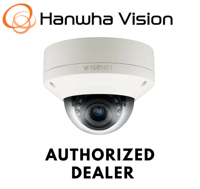 Hanwha Techwin SNV-7084R 3MP IR Vandal Dome Camera 3-8.5mm Lens
