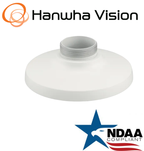Hanwha Techwin SBP-300HMW5 Small Cap Adapter (Aluminum) Security Accessory