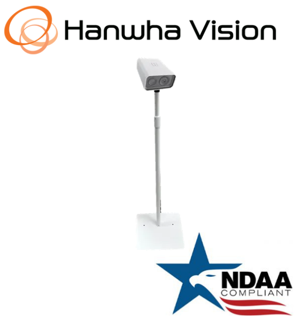 Hanwha Techwin STB-5075W Floor Stand with adjustable height Security Accessory