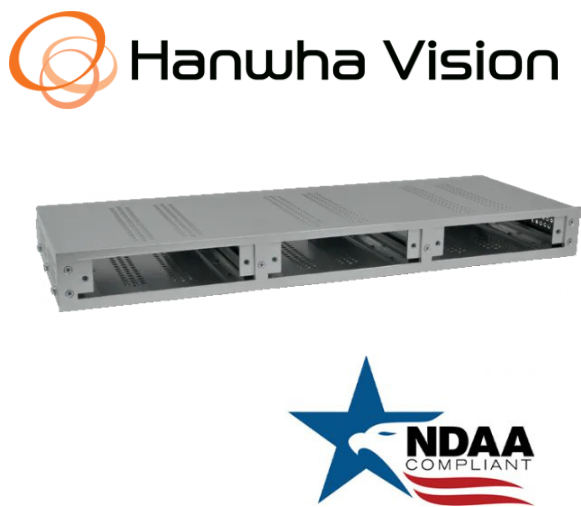 Hanwha Techwin SBP-C03 3 Unit Card Cage with Power Supply