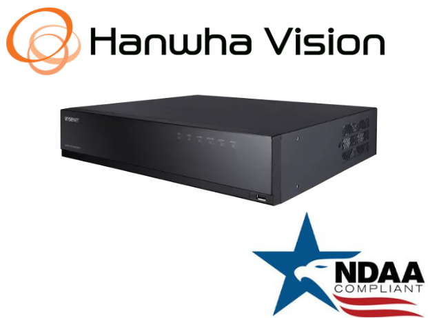 Hanwha Techwin HRX-1632-16TB 16CH 4MP IP Pentabrid Security DVR Recorder16TB HDD