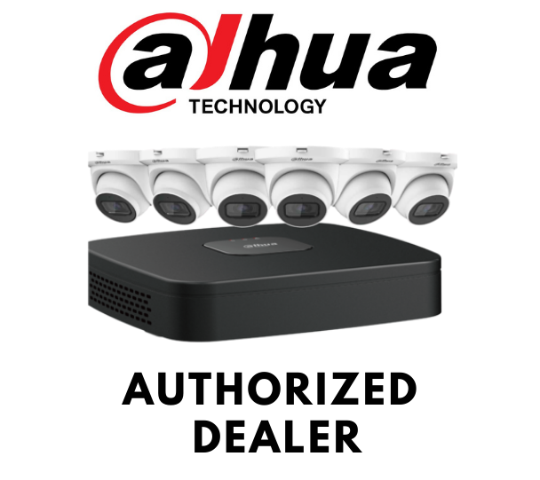 Dahua N484E62B 4MP 8-Ch ( 6Eyeball Cameras+NVR) Security System