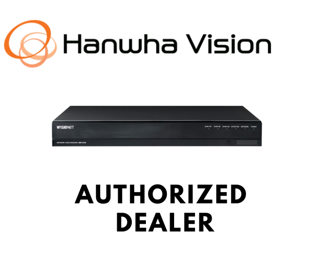 Hanwha Vision SPE-1610 WiseNet  16-Channel 4MP Network Security Video Encoder