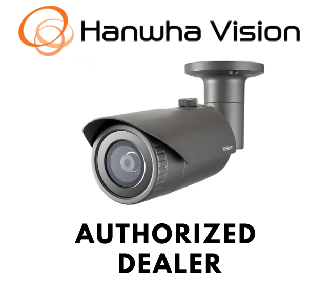 Hanwha Techwin WiseNet QNO-7010R 4MP IR Outdoor Bullet Camara 2.8mm Fixed Lens