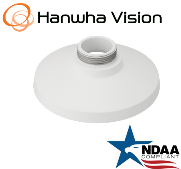Hanwha Techwin SBP-301HMW3 Medium Cap Adapter White color Security Accessory