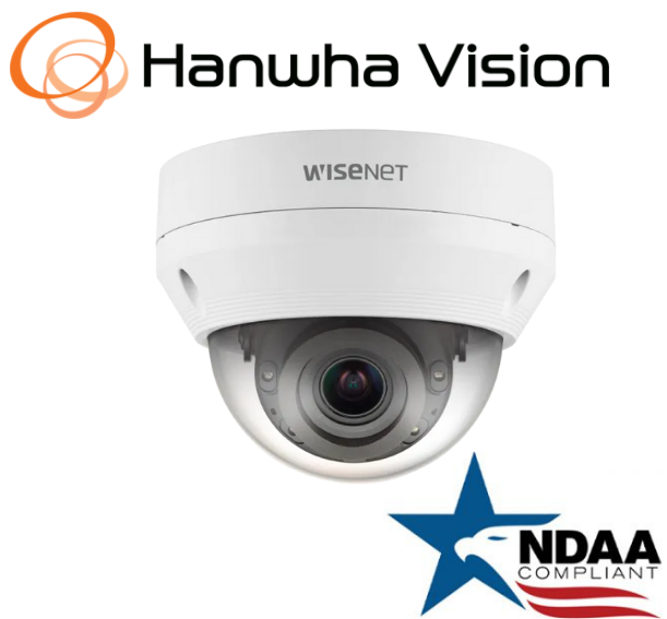 Hanwha Techwin QNV-6082R 2MP PoE  IR Full HD IP Security Dome Camera 3.2-10mm
