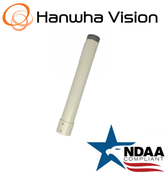 Hanwha Techwin SBP-302CM-06  Extension pendant mount pipe 6" Security Accessory