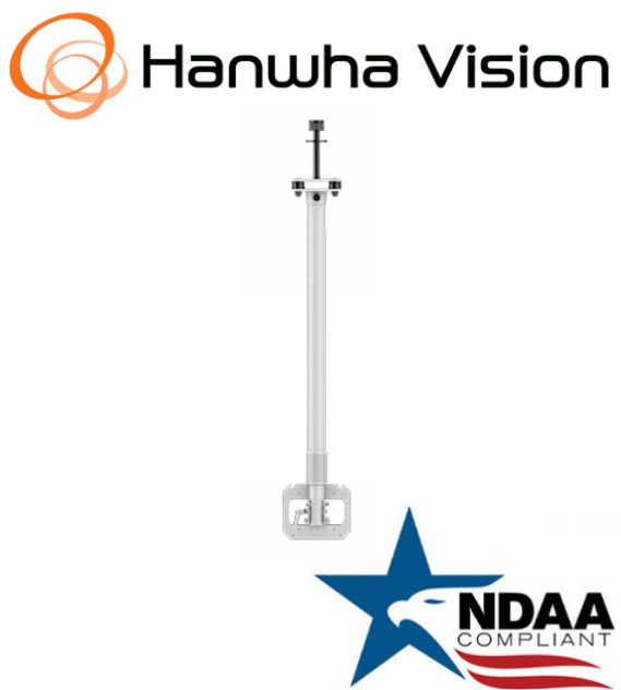 Hanwha Techwin SBP-917PVMW Telescopic Pendant ceiling Mount  Security Accessory
