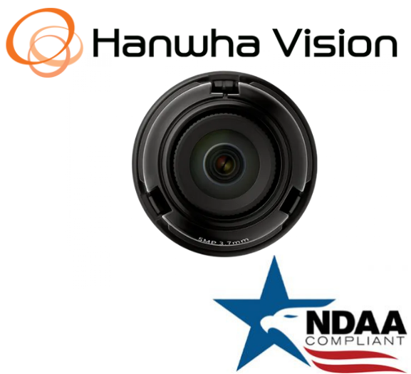 Hanwha Techwin SLA-5M3700P 5MP CMOS 3.7mm fixed focal Security Camera lens