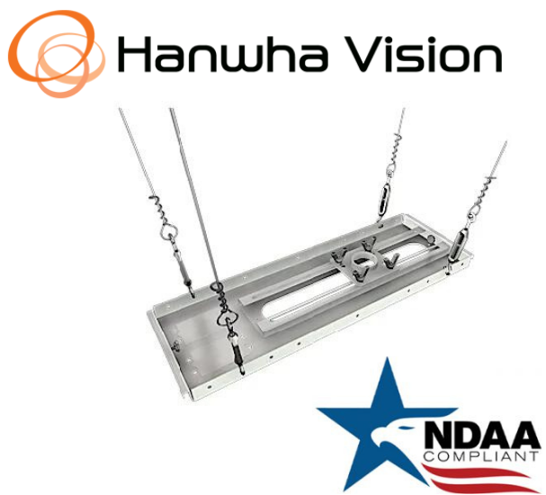 Hanwha Techwin SBP-2CTW1 Drop ceiling Tile for Pendant Mount Security Accessory