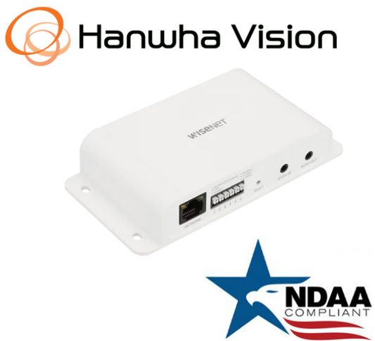 Hanwha Techwin SPM-4210 Network Audio I/O Box for PTZ plus, Security Accessory