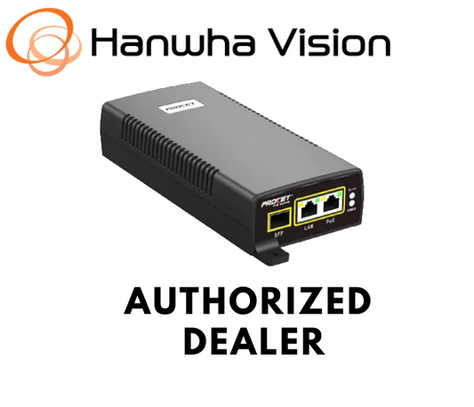 Hanwha Vision SPO-6011 60W Built-in SFP slot with PoE++ Injector