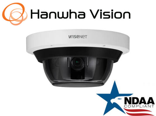 Hanwha Techwin PNM-9085RQZ1 5MP x 4CH IR PTRZ H.265 IP66 IP Security Dome Camera