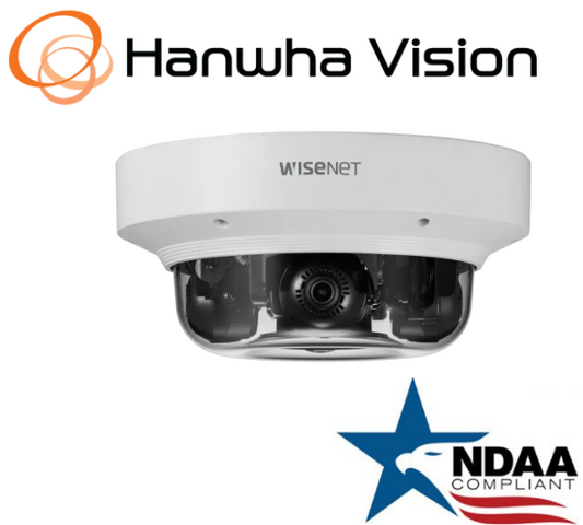 Hanwha Techwin WiseNet PNM-9084QZ 8MP PTRZ IP Security Dome Camera 3-6mm Lens