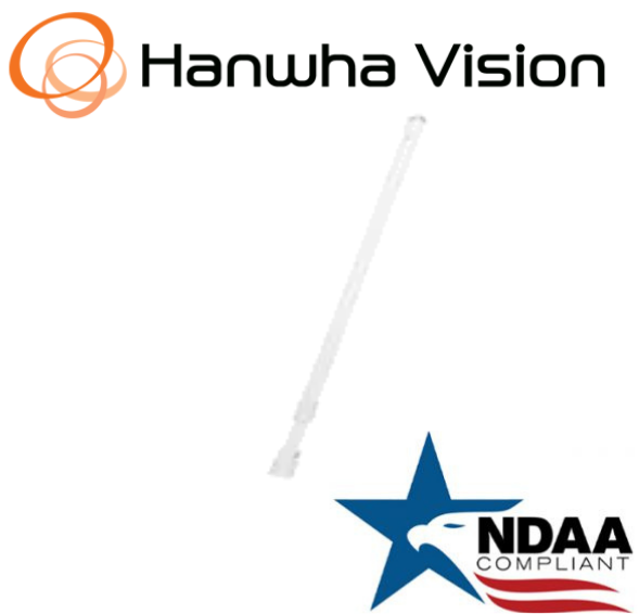 Hanwha Techwin SBP-302CMW Telescopic Pendant Mount Security Accessory  (WHITE)
